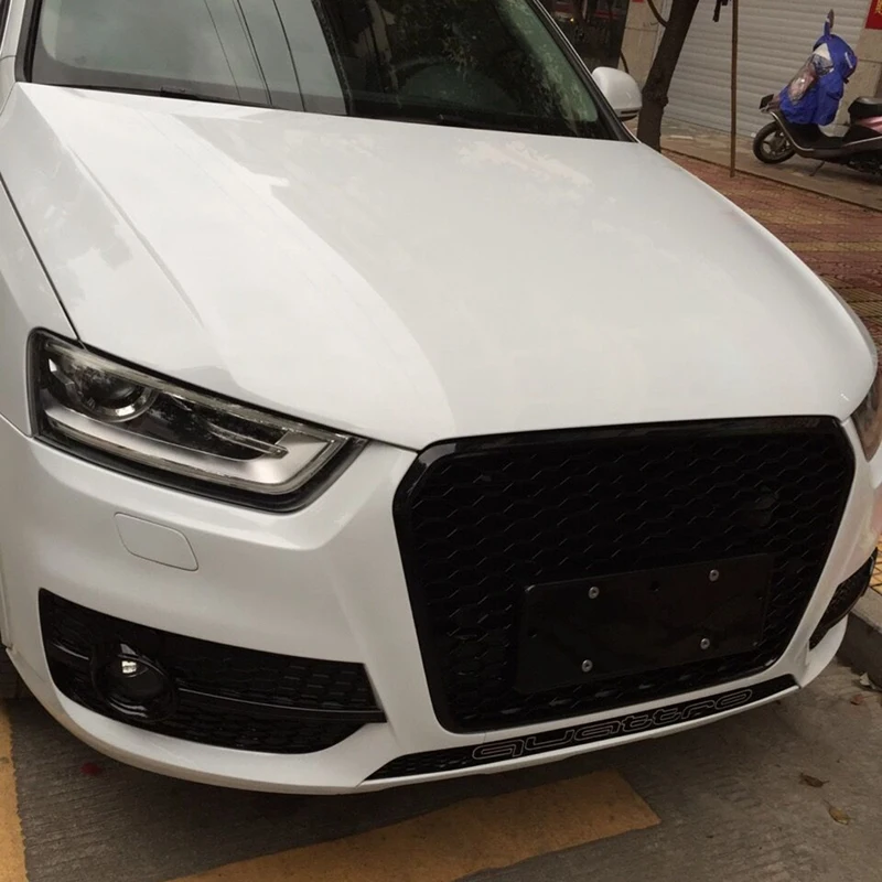 

NEW-Car Front Bumper Fog Lamp Grille Front Honeycomb Grille Suitable for - Q3 2013-2015