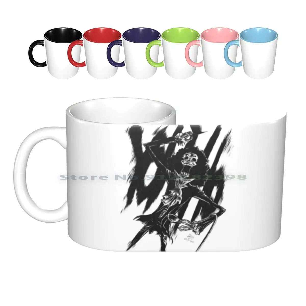 

Yo-Ho-Ho Ceramic Mugs Coffee Cups Milk Tea Mug Skull King Brooke Yo Ho Ho Brooke The Humming Skeleton Skeleton Skull Skull Joke
