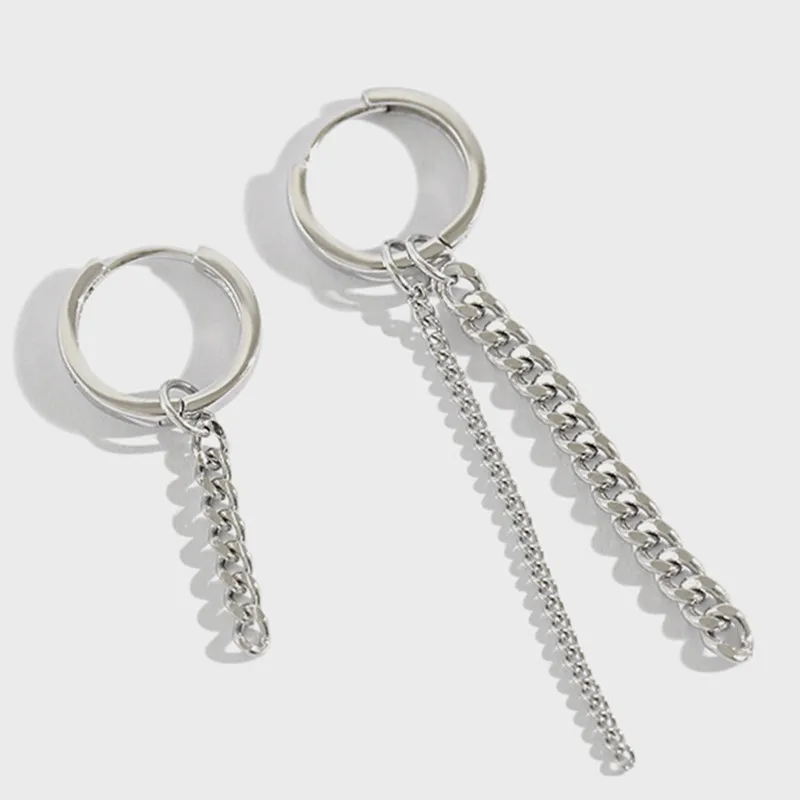 Висячие серьги Flyleaf с асимметричной цепочкой и кисточкой для женщин высокое