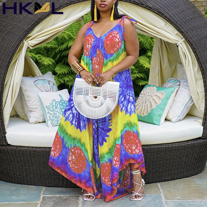 

Summer Women Jumpsuit Printed Printing And Dyeing Spaghetti Strap Floral Wide Leg Fashion Sexy Casual Jumpsuit 2021