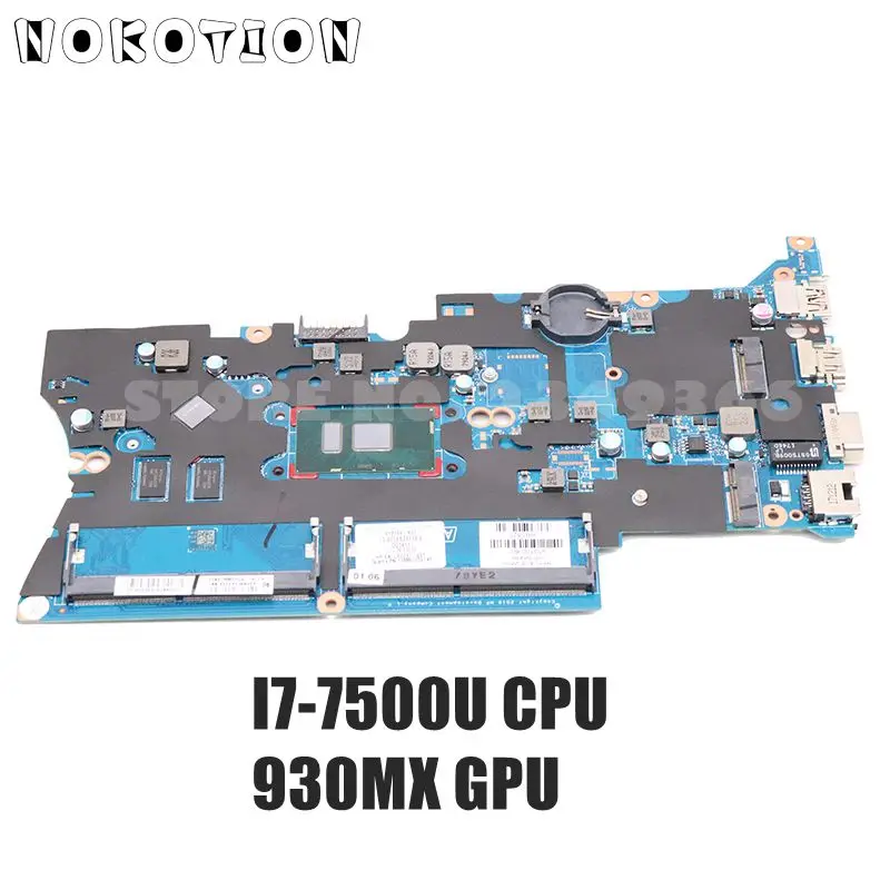 NOKOTION 913101 001 601 501 DA0X81MB6E0 для ноутбука HP Probook 440 G4 материнская плата GeForce 930MX SR2ZV I7 7500U