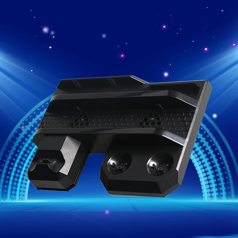 

Suitable for PS4 / SLim / PRO / VR Multi-Function VR Stand Host Host Dual Charging Base Fan Handle Charging Seat