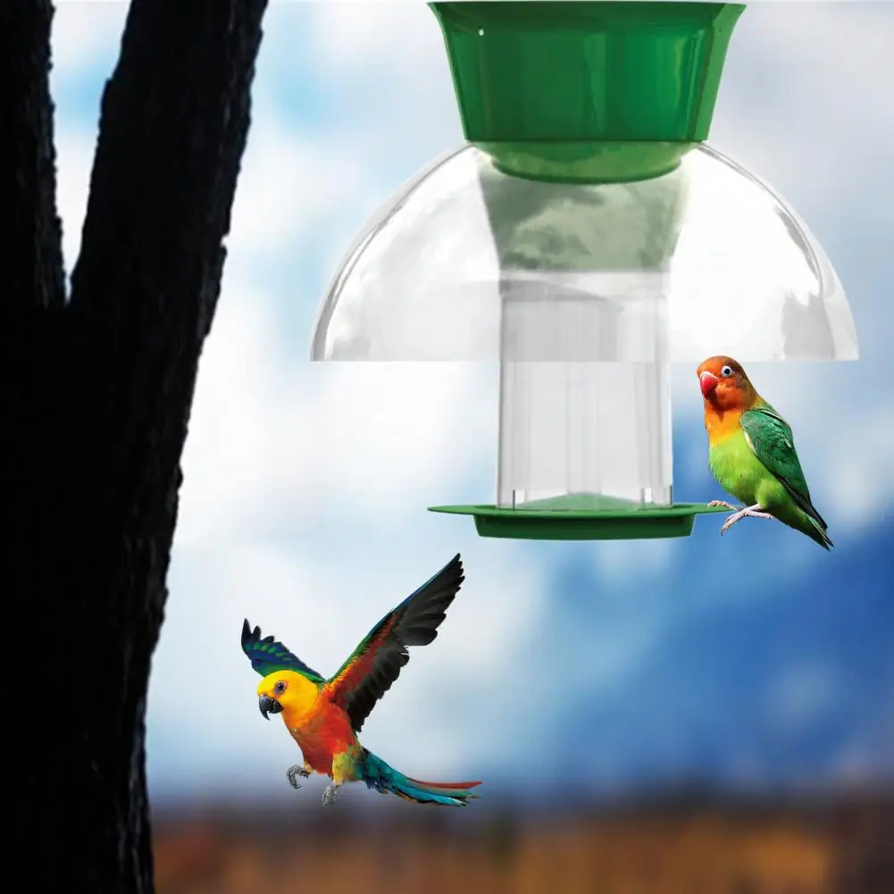 

Bird Feeder Innovative Lightweight Plastic Squirrel-proof Portable Food Feeder for Tree Garden Pet Supplies