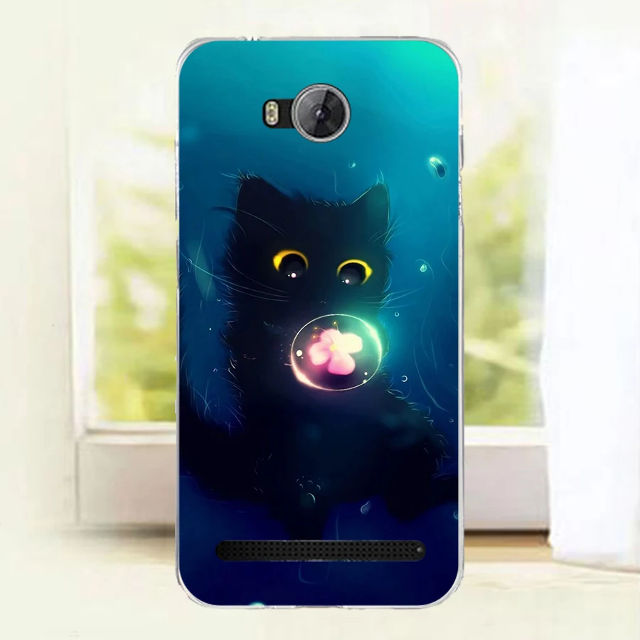 Животный красочный чехол для Huawei Y3II LUA-L21 LUA-U22 LUA-U02. Мягкие силиконовые чехлы Honor Bee 2 Protector Baicvery Cover on.