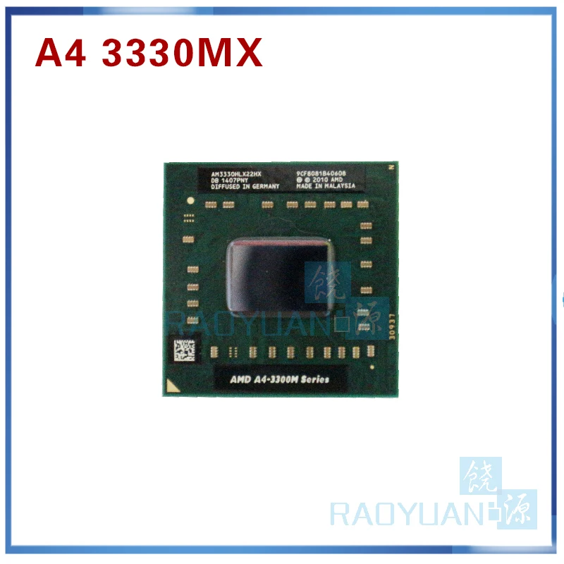 AMD A4-Series A4 3330MX A4-3330MX AM3330HLX22HX двухъядерный ноутбук процессоры ноутбук процессор разъем FS1
