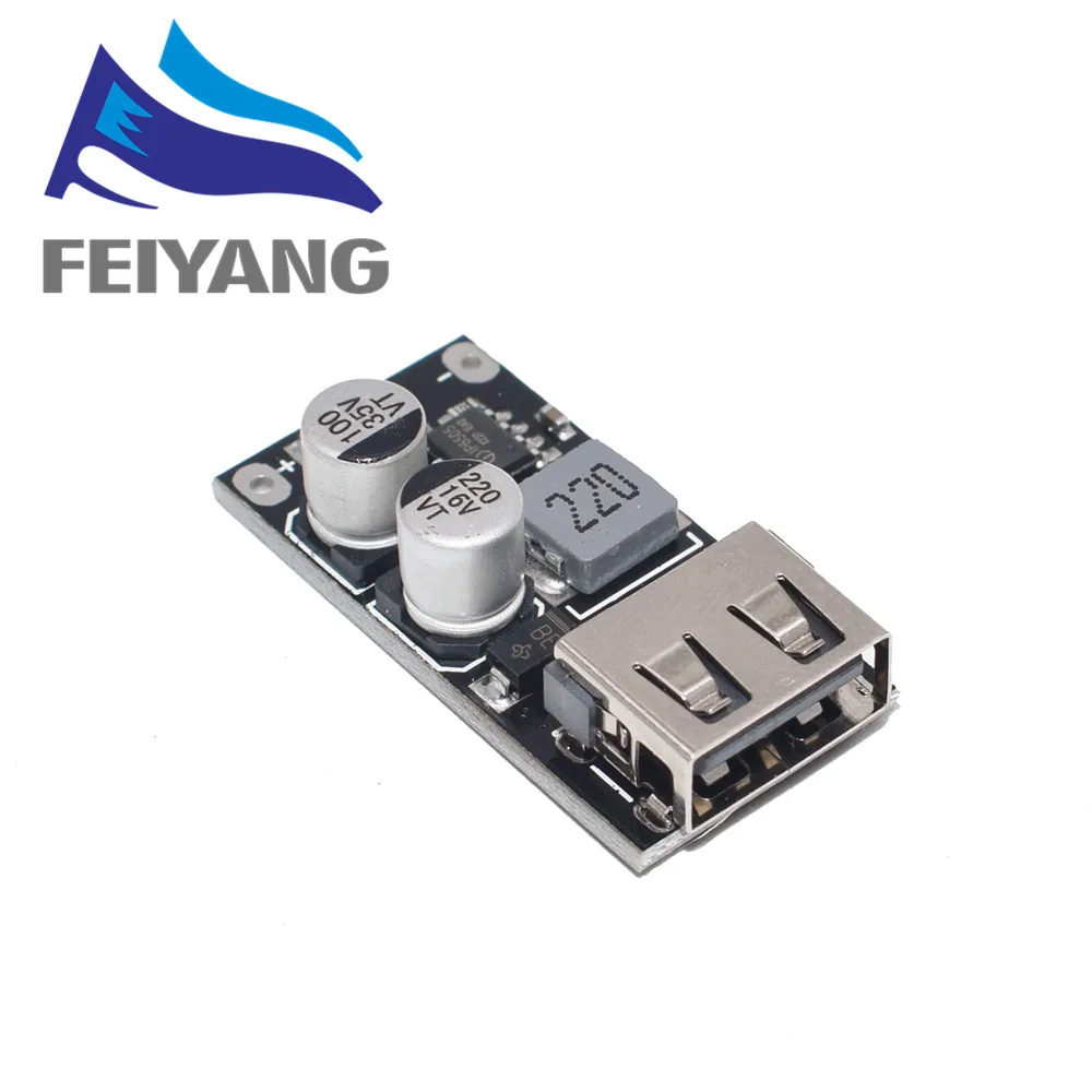 USB QC3.0 QC2.0 USB DC-DC понижающий преобразователь зарядный понижающий модуль 6-32 в 9 в 12 В 24 В для быстрого зарядного устройства печатная плата 5 В