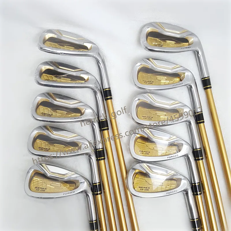 Набор для клюшек для гольфа HONMA S-06, 4 звезды, полный набор клюшек для гольфа, драйвер+ фарватер, дерево+ утюги+ клюшка, графитовый Вал, чехол, сумка