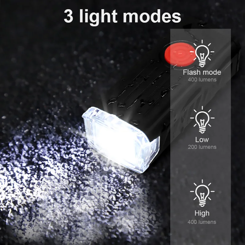 

Bike Bicycle Light USB LED Rechargeable Set Mountain Cycle Front Back Headlight Lamp Flashlight Waterproof For Dropshipping