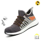 Новинка 2022, женские защитные ботинки, легкие неразрушаемые рабочие ботинки для мужчин, стальной носок, мужская обувь