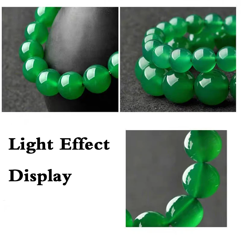 Мужские и женские браслеты из натурального халцедона классический браслет 8 мм с