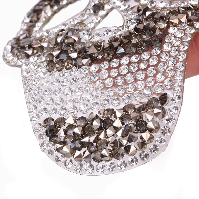 Skull Crystal Hotfix Rhinestones Stickers Flatback Mesh Trimming DIY Appliques Iron on Resin F. Bag Shoes Strass Stones A149 | Дом и сад