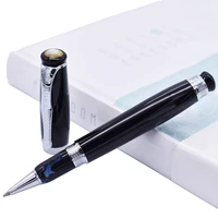 duke tutor classic rollerball pen black barrel and white pearl on top ideal for business office home or gift