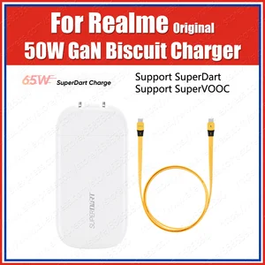 rmp2006 turbo 50w 60g realme superdart biscuits charger qc pd pps supervooc for realme 8 pro 7 pro gt neo x7 q3 x50 pro x3 6 pro free global shipping
