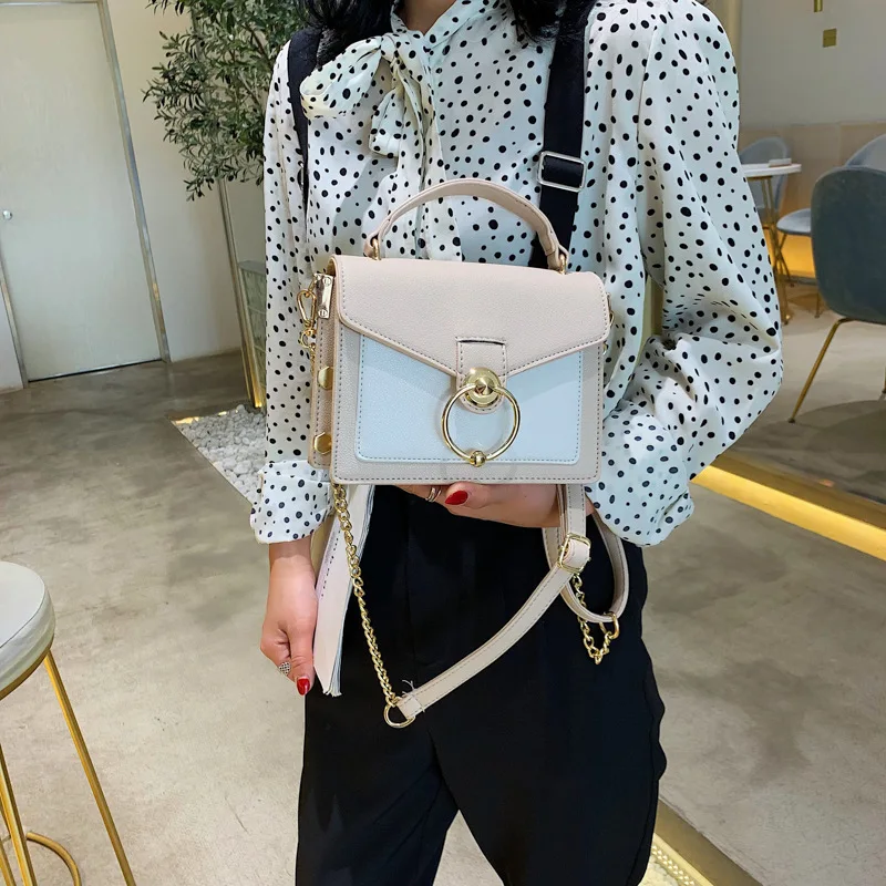 Дизайнерские дамские сумочки через плечо Прошитые мессенджеры на повседневный