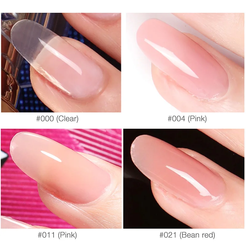 Полигель WiRinef для наращивания ногтей УФ гель Быстросохнущий дизайн Длинный