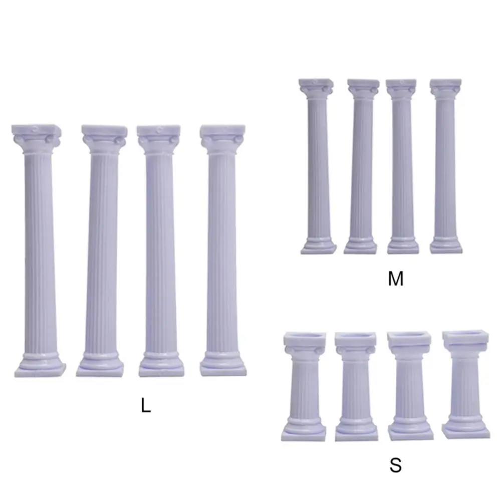 4 шт уникальный торт столб пластиковый Римский DIY выпечки товары для украшения