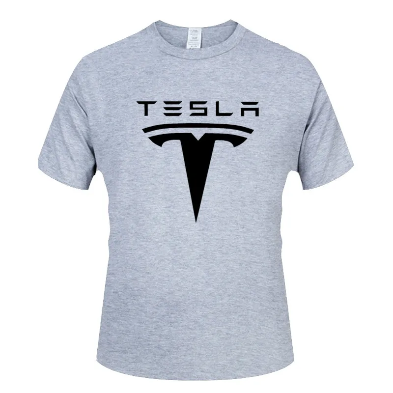 Футболка Tesla мужская с принтом тенниска коротким рукавом повседневная майка