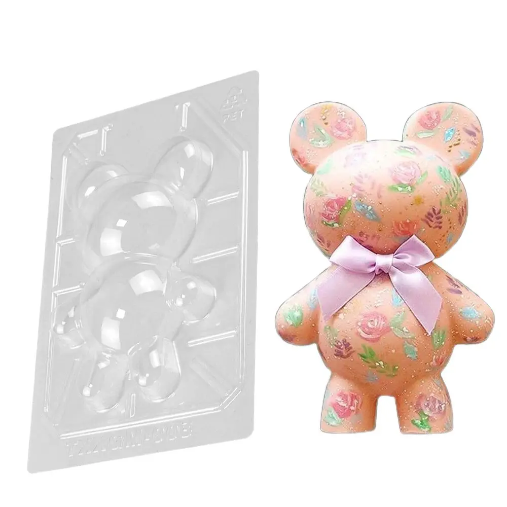 3 шт. силиконовая форма для шоколада в виде медведя | Дом и сад