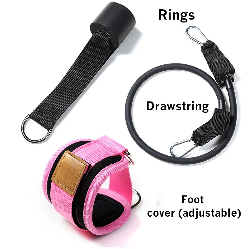 Дверная лента для сопротивления лодыжки Тяговая веревка тренажер приклада бедра