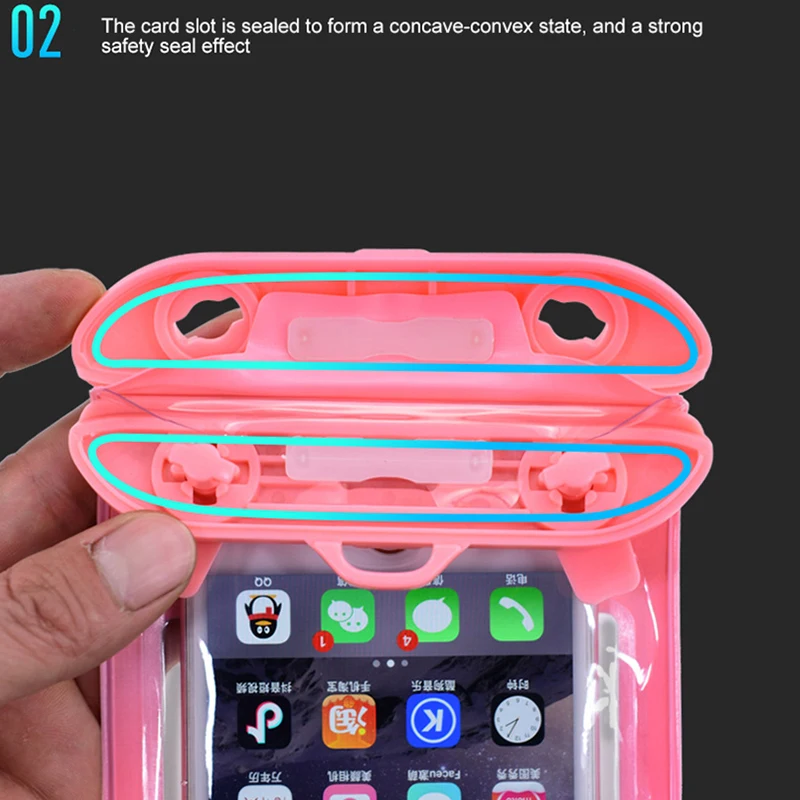 6 5-дюймовый водонепроницаемый чехол для мобильного телефона дайвинга сухая