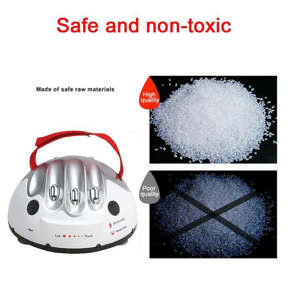 

Tricky Consoles Gifts Party Game Lie Detector Test Truth Electric Shock Liar Toy Adults Micro Polygraph Bar Adjustable Funny