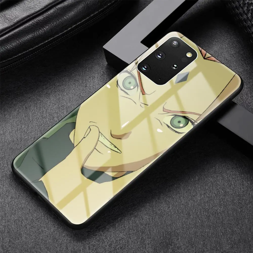 

Naruto Anime Cartoon Glass Capa For Samsung Galaxly S20 S10 S9 S8 Plus S10e Note 20 Ultra 10 Lite 9 8 Cases Mobile Cubierta Bag