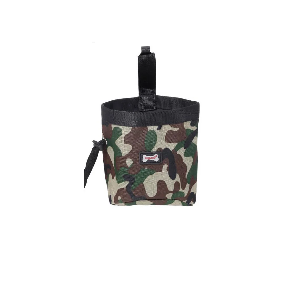 1 Piece 13x6x13.5cm Camouflage Pet Training Bag Outdoor Dog Snack Multifunctional Pocket Garbage | Дом и сад