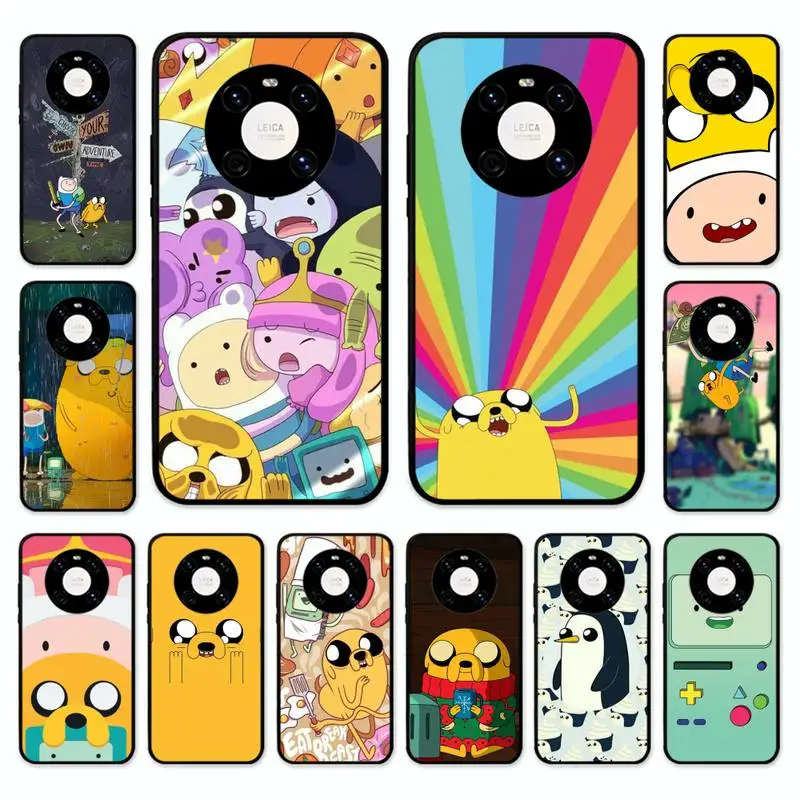 

Hot Adventure Time Phone Case For Huawei Nova 7 Se 5 3i 3e 3 2 5i Mate 10 20 Lite 30 40 Pro 20x 9 Cover