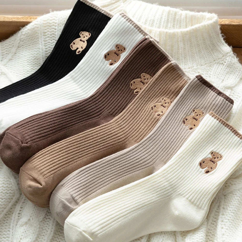 

Cute Pile Of Socks, Cartoon Animal Print, Sports Fashion Socks, Autumn And Winter All-match Socks, Women's Cotton Socks
