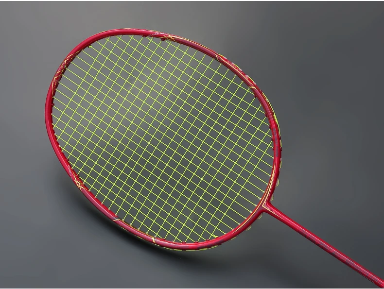Супер светильник 8U 62-67 г Профессиональная полностью углеродная ракетка для бадминтона ультра светильник Raquette 22-30 фунтов Z-speed Force Free String Bag