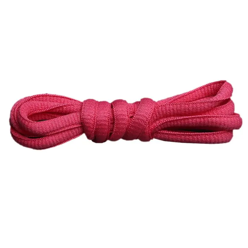Watermelon red 1 пара мужские женские цветные эластичные круглые шнурки для ботинок детские мокасины для взрослых шнурки 19 цветов - Цвет: Watermelon red