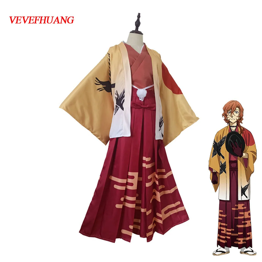 VEVEFHUANG Kосплей аниме чуя накахара дазай Осаму Косплей Bungou бродячие псы костюм