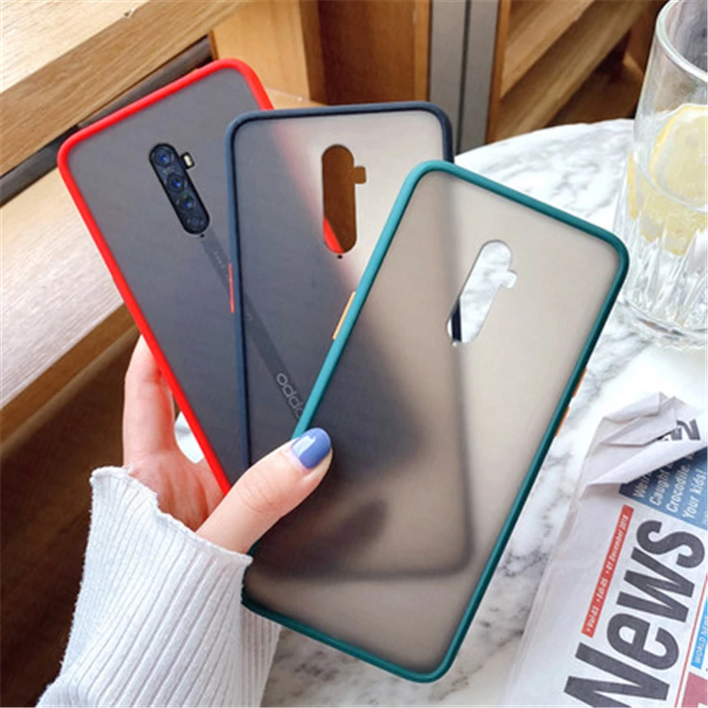 

For Oppo Reno 2Z 2F Case Cover Shockproof Soft TPU Bumper Matte Clear Armor Back Cover Reno2 Ace 2 Z 3 4 Pro Phone Case Reno 2Z