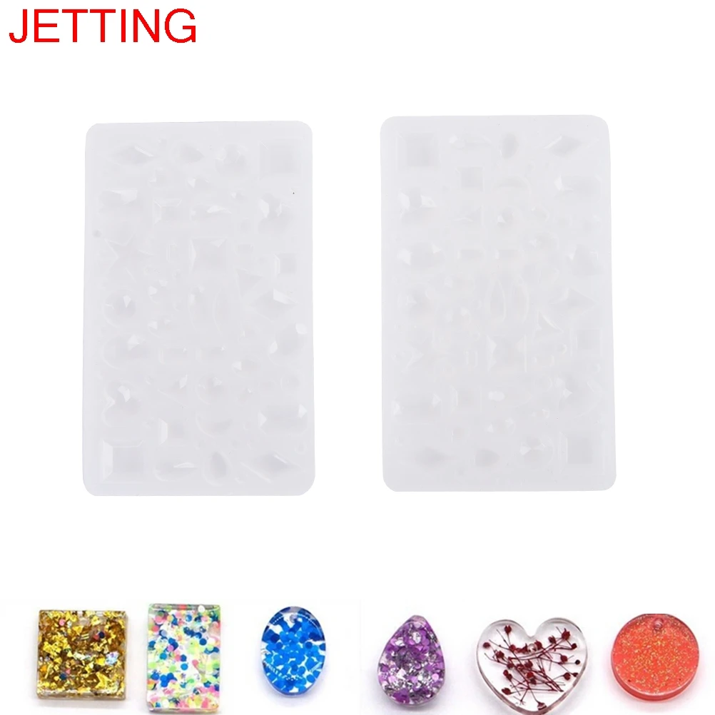 

1Pc Silicone Diamond Shape Mold Mould Resin Pendant Mold DIY Craft Tool Jewelry Making