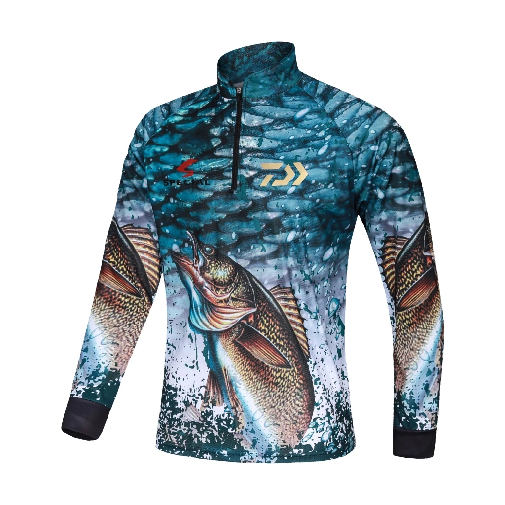 

Daiwa Fishing clothes Shirt Jacket Tops Anti-UV Breathable Jersey long-sleeve suits pesca