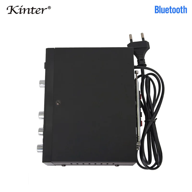 Kinter T1 аудио усилитель воспроизведения MP3 в USB TF карта имеет fm-радио и микрофонный вход 220-240 в источник питания мини размер металлический корпус