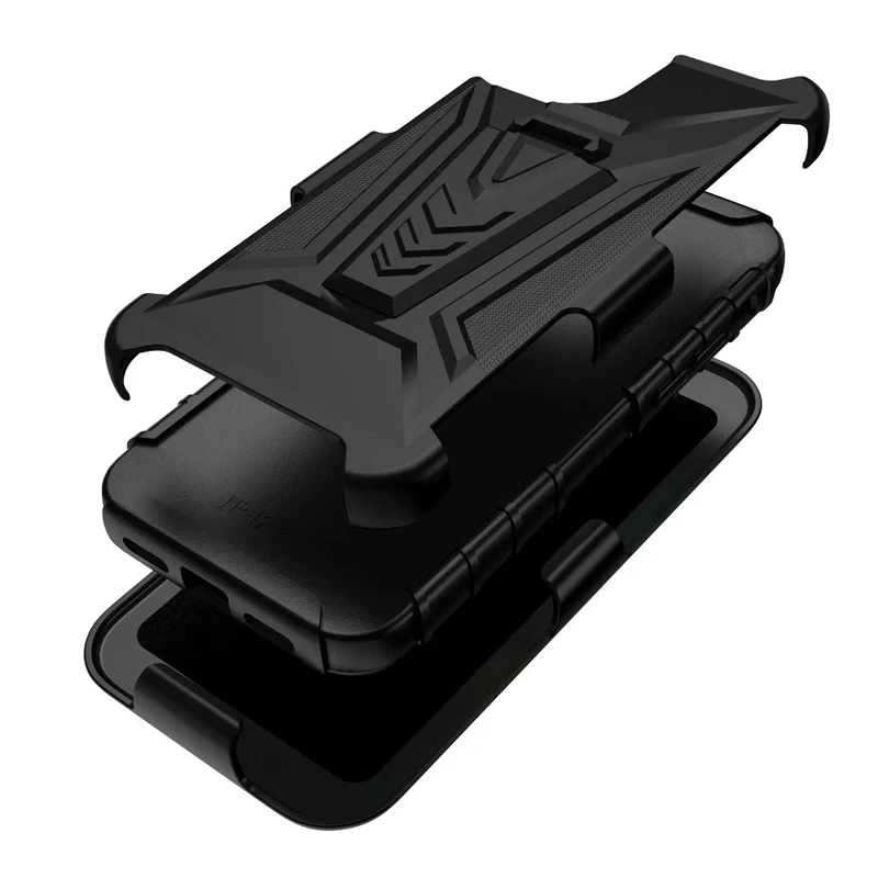 Чехол для iPhone 13 12 Mini Black Hybrid Holister Defender Builder + Зажим ремня iphone 11 Pro XR XS MAX 7 8 PLUS SE 2 |