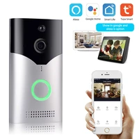 hd 1080p wifi doorbell tuya smart life app voice control wireless visual intercom video doorbell rainproof pir motion detector