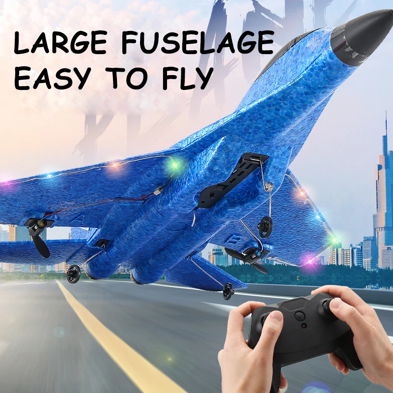 

Самолет самолет-планер пены дистанционный пульт самолет-планер ручная-брошен беспилотный летательный аппарат с светодиодный свет противо...