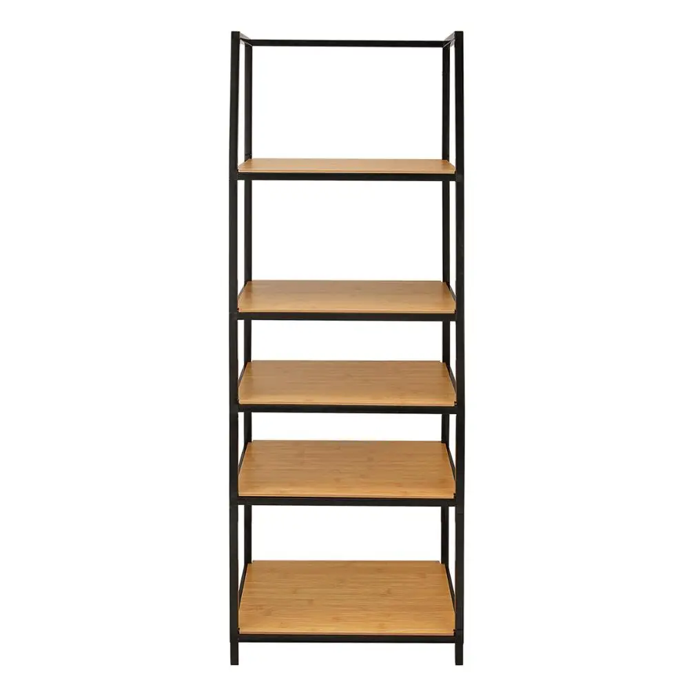 Черный/белый 5 ярусов из углеродистой стали сверхмощные полки для хранения