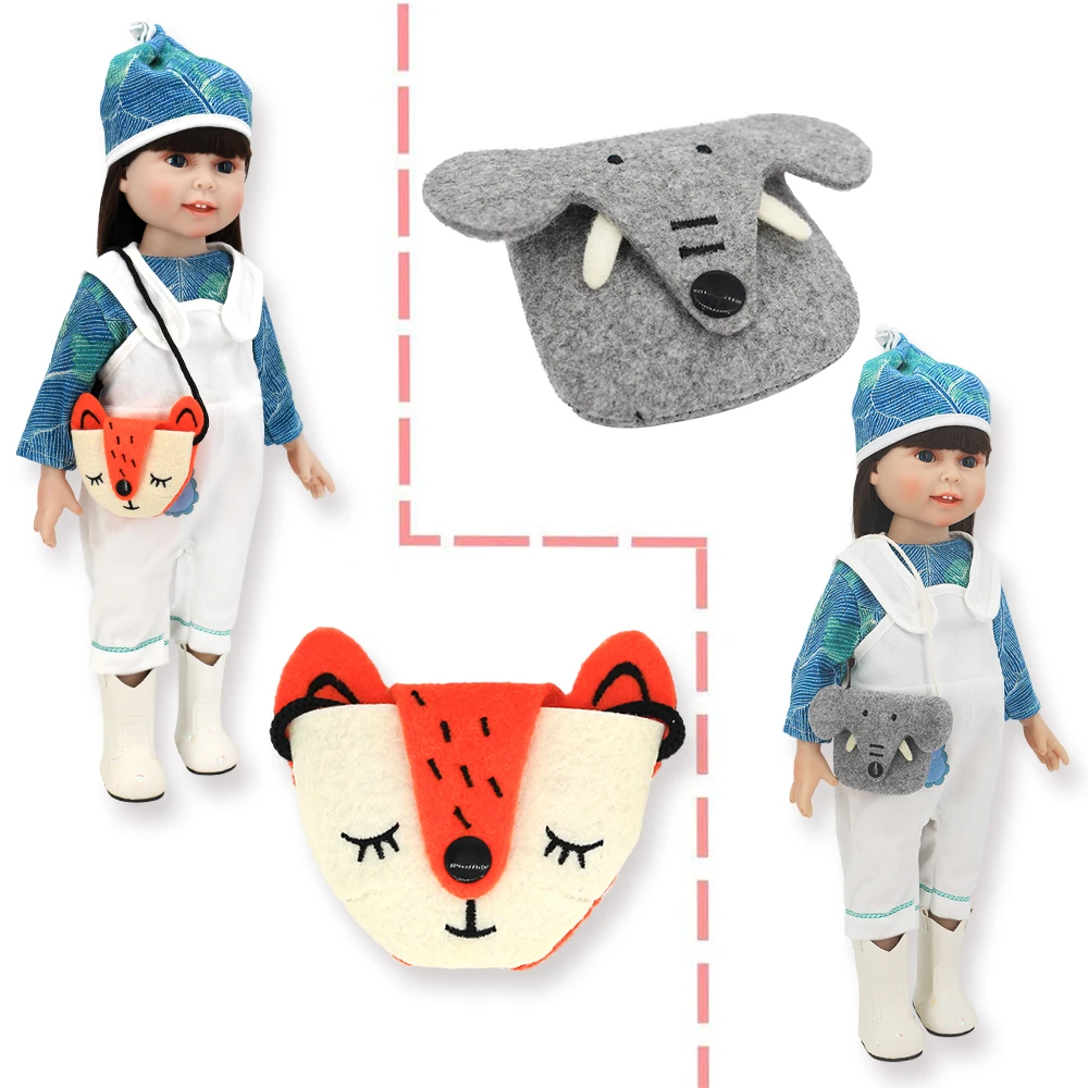 Мини кукла рюкзаки на молнии с милым сумка изображением единорога 43 см для ухода