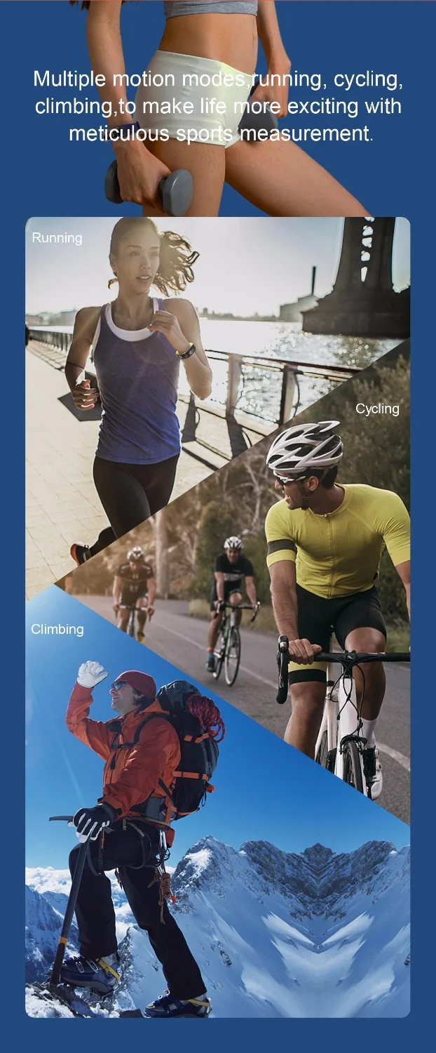 

M3 Pro IPS Smart Watches Sport Fitness Watch Color-screen Waterproof blood pressure Monitor Heart Rate Monitoring