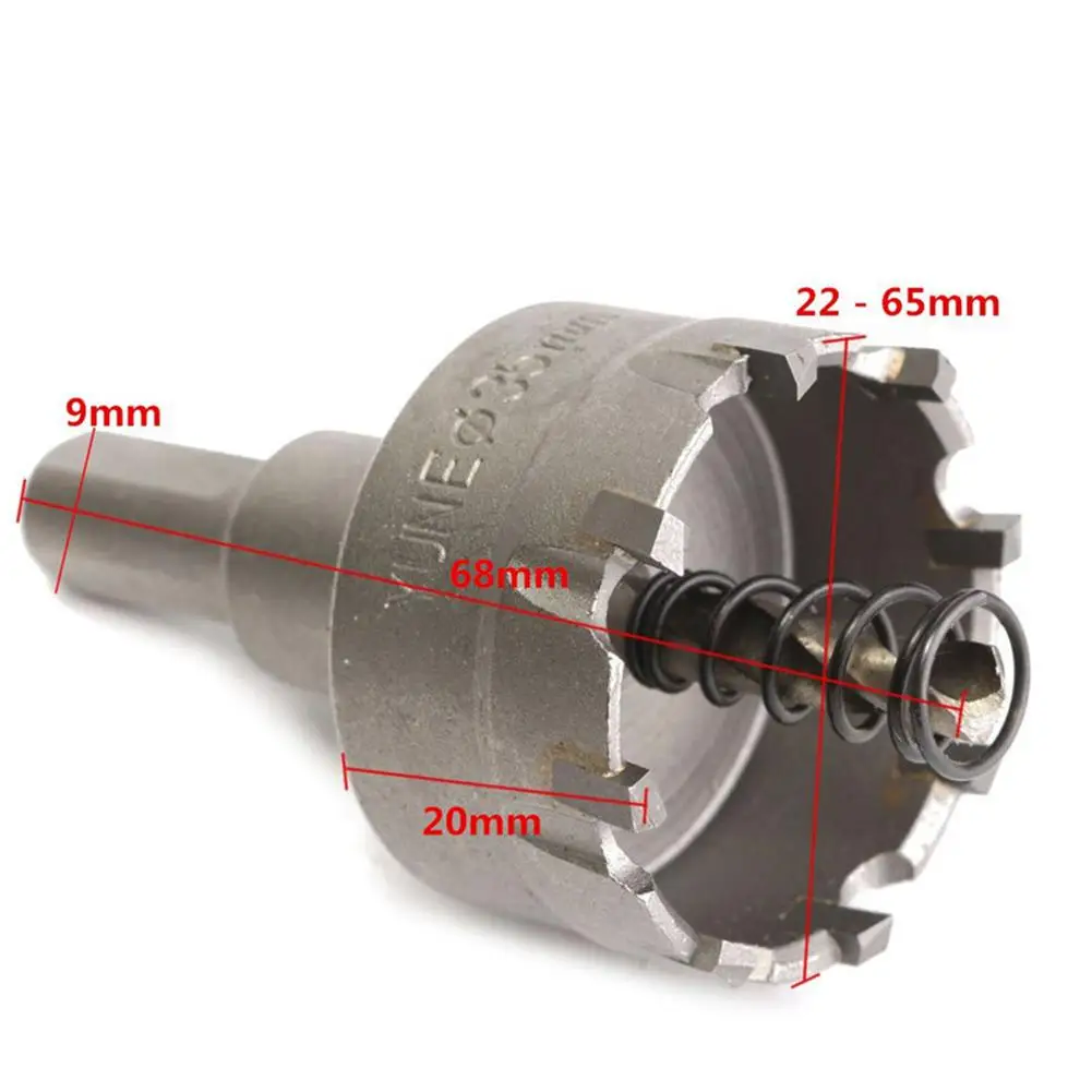 

HiMISS HSS Hole Saw Set Carbide Tip TCT Core Drill Bit Hole Saw For Alloy Stainless Steel Cutter Power Tool Accessories