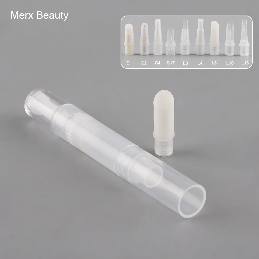 50 шт в наборе 5 мл Прозрачный Пластик твист ручка с различными Аппликаторы пустая
