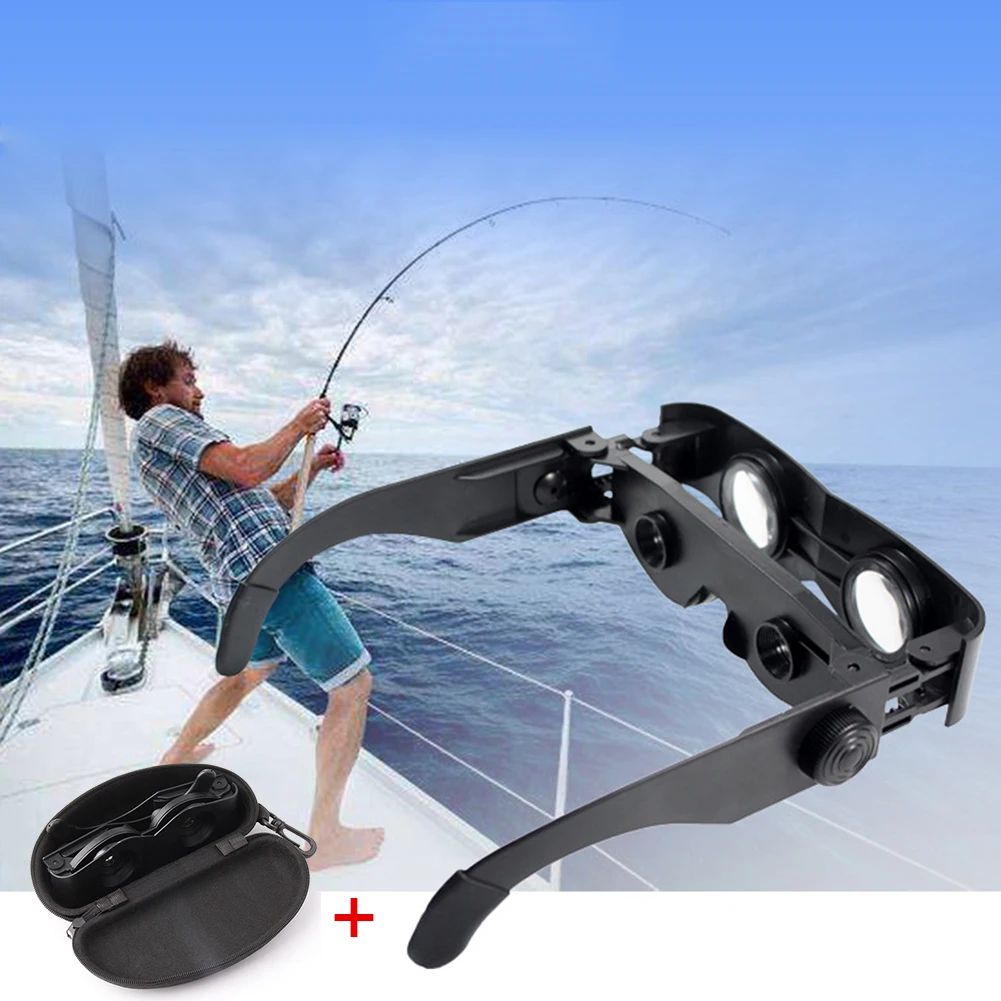 Новые очки для рыбалки с 6-кратным увеличением регулируемые портативная