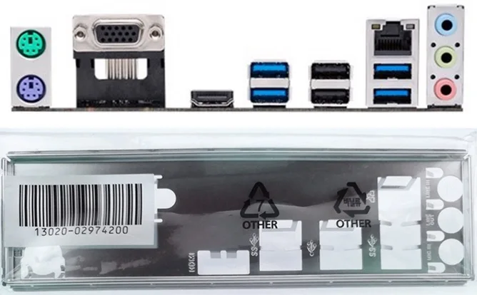 

Новая задняя панель I/O для материнской платы PRIME A320M-K just shield backplate Бесплатная доставка