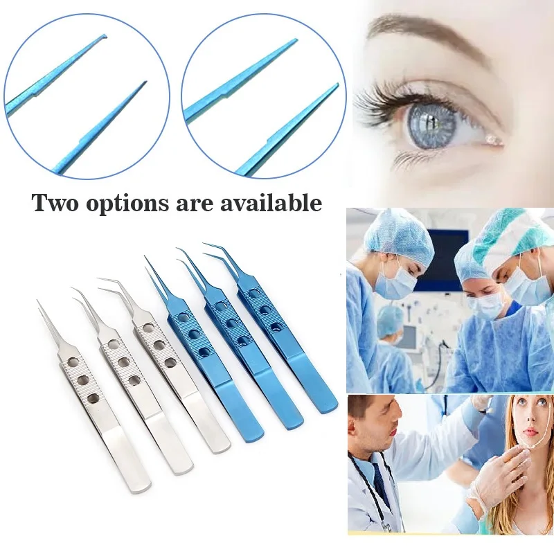 

Ophthalmology Microsurgery Tweezers Extraction Fat Tweezers Double Eyelid Plastic Surgery Instruments Beauty Tool 11cm