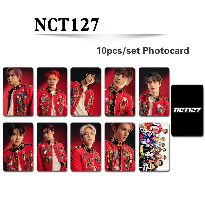 10 шт./компл. модный альбом NCT127 Фотокарта HD двухсторонняя печать K pop NCT высокое