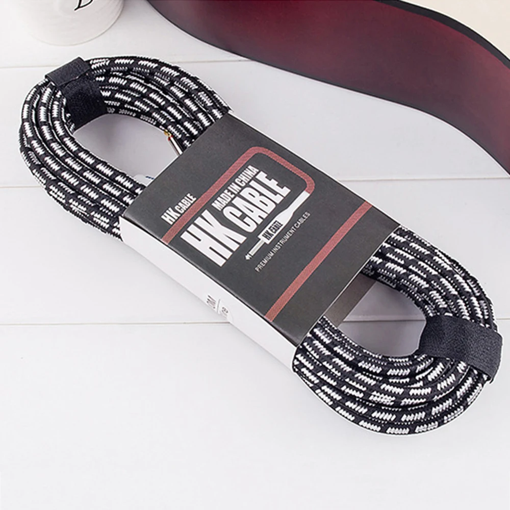 gelegentliche farbe elektrische gitarre kabel draht kabel 3m 5m 10m kein lärm abgeschirmt bass kabel für gitarre verstärker musical ins