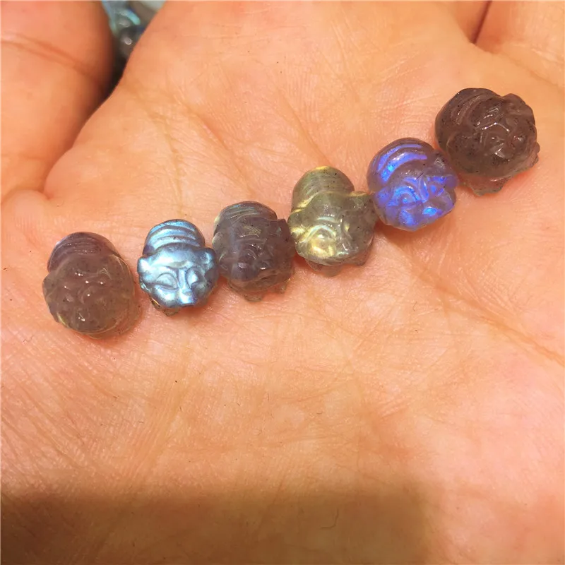 1 шт. оригинальный светильник из натурального Лабрадорита Маленький милый мини